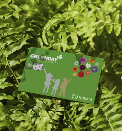 IDEMIA Greenpay-Recycled Plastic Payment Card